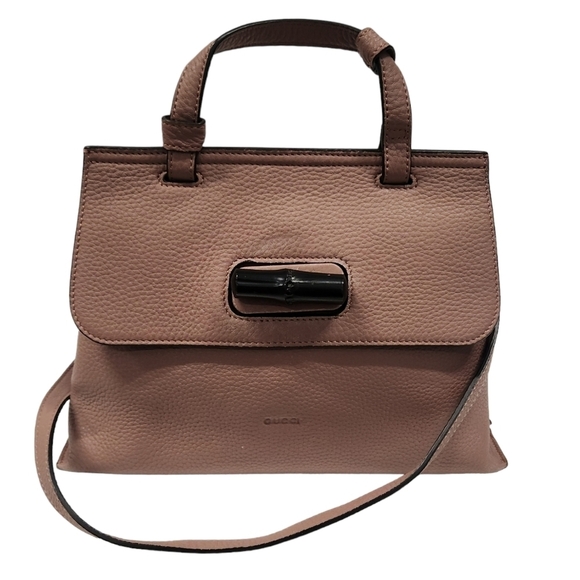 Gucci Bamboo Daily Top Handle Bag Leather Small - Picture 2 of 15